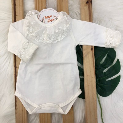   body gola bordada- renda cintilante off 